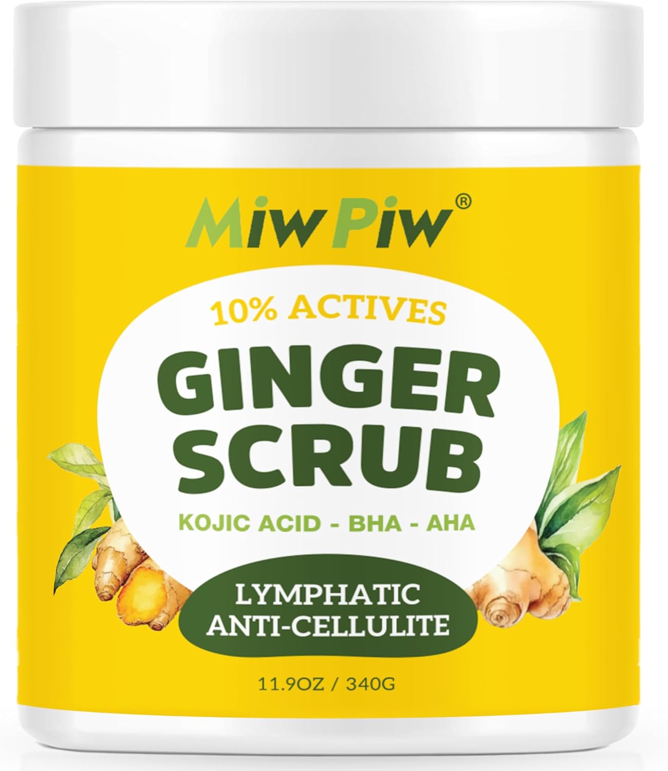 Miw Piw Ginger Scrub Lymphatic Drainage