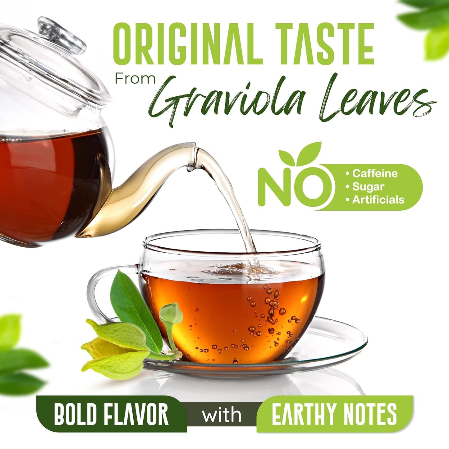 Miw Piw Soursop Graviola Dried Leaves Tea, 250+