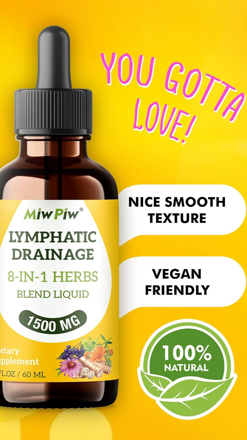 Miw Piw Lymphatic Drainage Drops  (2 Fl Oz)