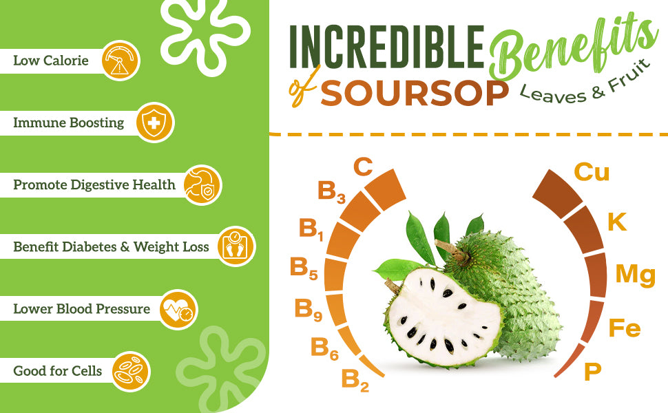 Miw Piw Soursop Graviola Liquid Drop 1900 MG (4 Fl Oz)