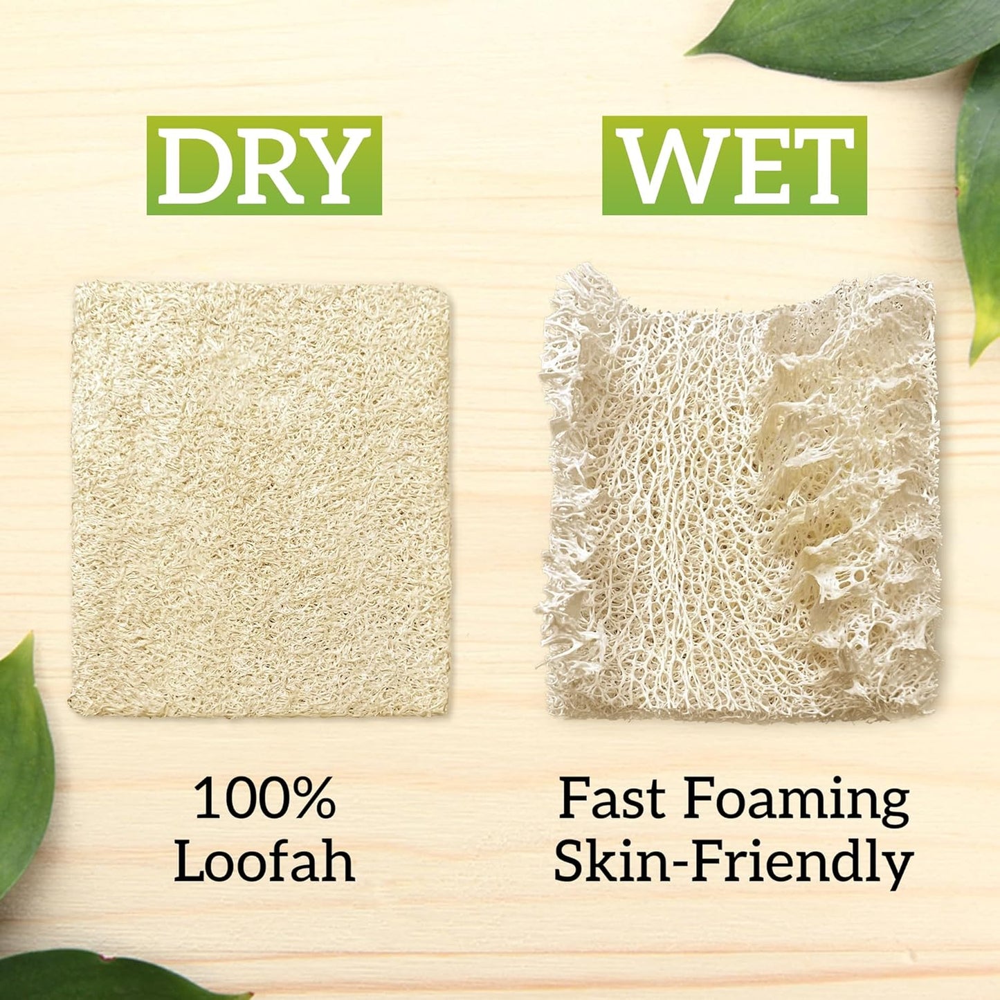 Miw Piw Natural Loofah Dish Sponge - 100% Biodegradable  (Pack 30)