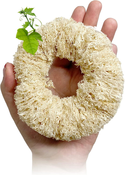 Miw Piw Round Natural Loofah Dish Sponge